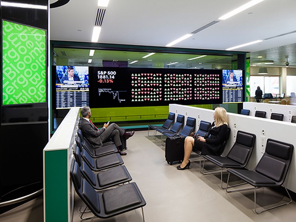 Bloomberg setzt auf UHD beim „Bloomberg Hub“ im London-City Airport