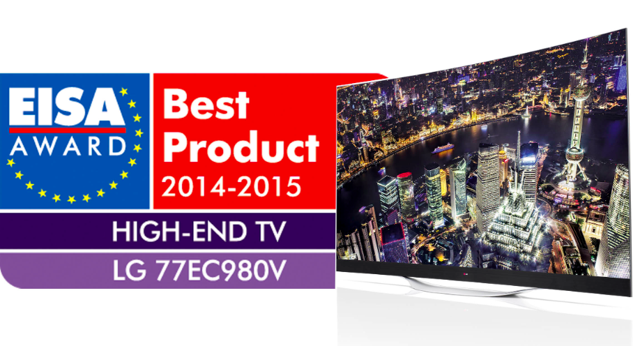 4K OLED TV  LG 77EC980V erhält EISA Award in Kategorie „High End TV“